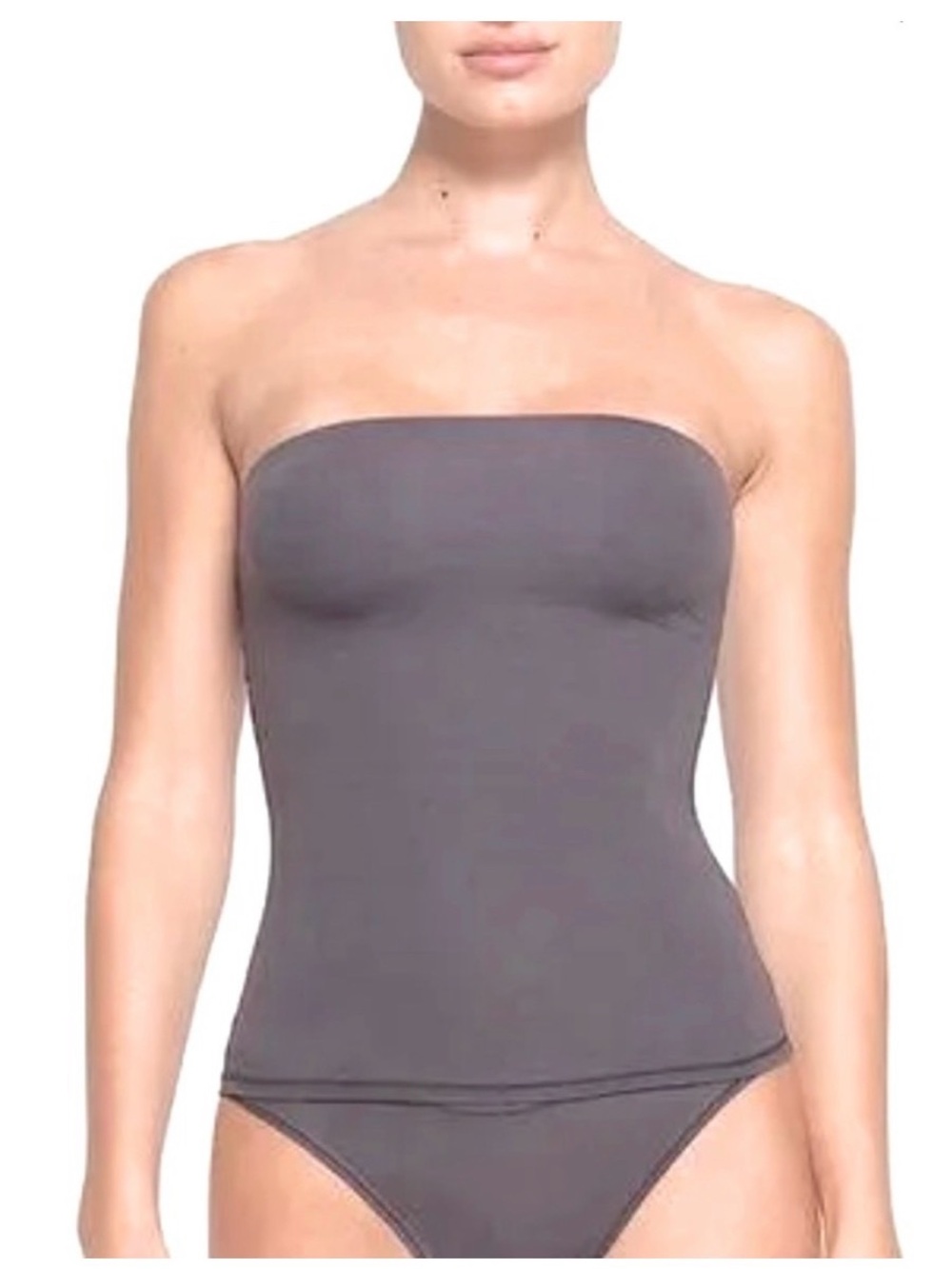 SKIMS Fits Everybody Tube Top SMALL Gray